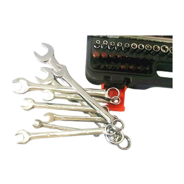 82 Piece Socket Automobile Wrench Auto Combination Set Toolbox