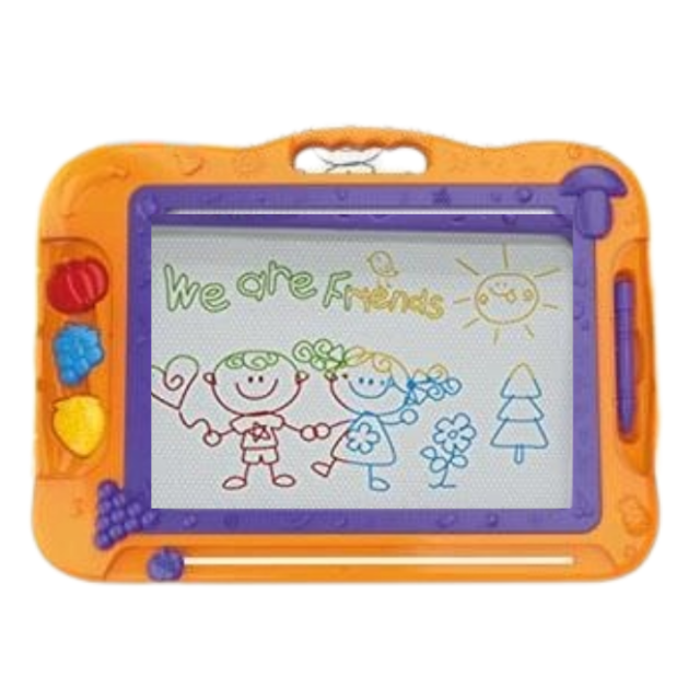 Doodle Colour Drawing Board Magnetic Sketch Pad with Stamps & Pen