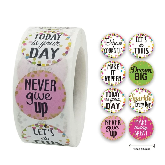 16 Pack English Teacher Grading Sticker Combo (R16 per roll)