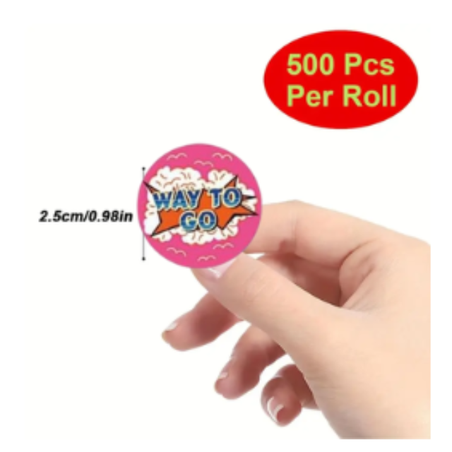 16 Pack English Teacher Grading Sticker Combo (R16 per roll)