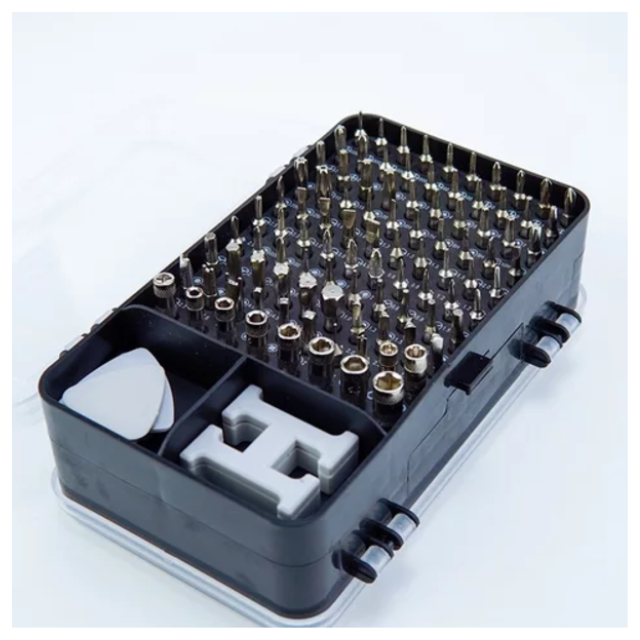 115 in 1 Multipurpose Precision Screwdriver Bits Set - Grey