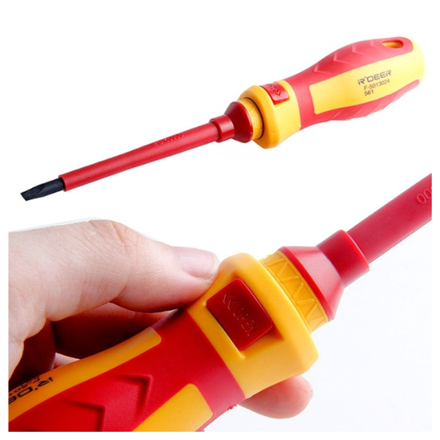 13 in 1 Orange Insulated Household Electrician Screwdriver Set