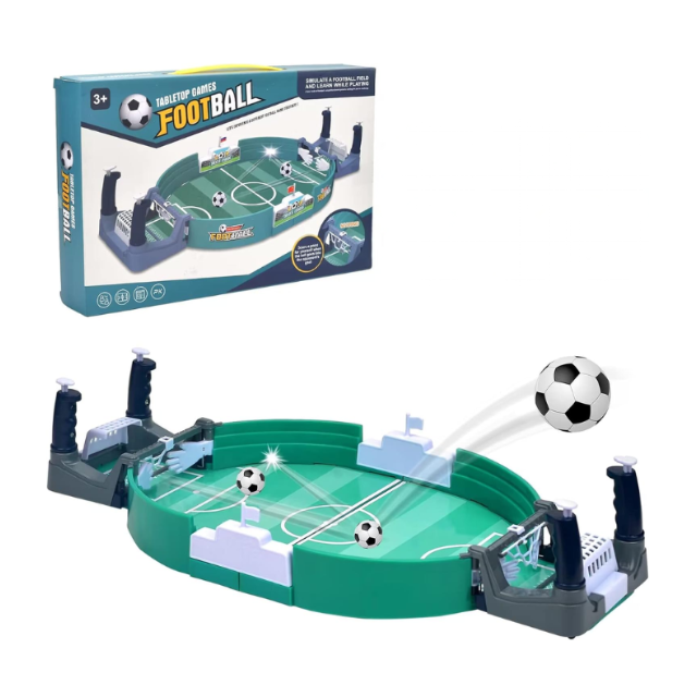 Mini Table Top Football Game Portable Soccer Arena Sport Kids Activity 42cm