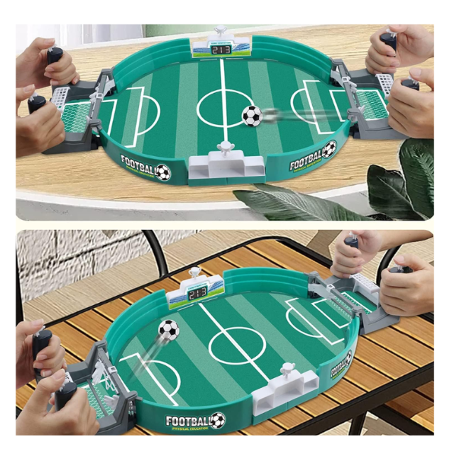 Mini Table Top Football Game Portable Soccer Arena Sport Kids Activity 42cm