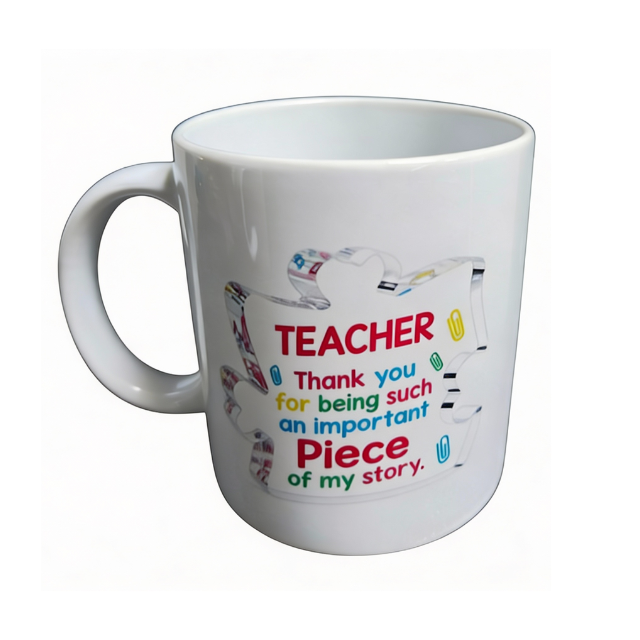 2PK Teacher Appreciation Thank You Mug and Tote Bag Gift Set