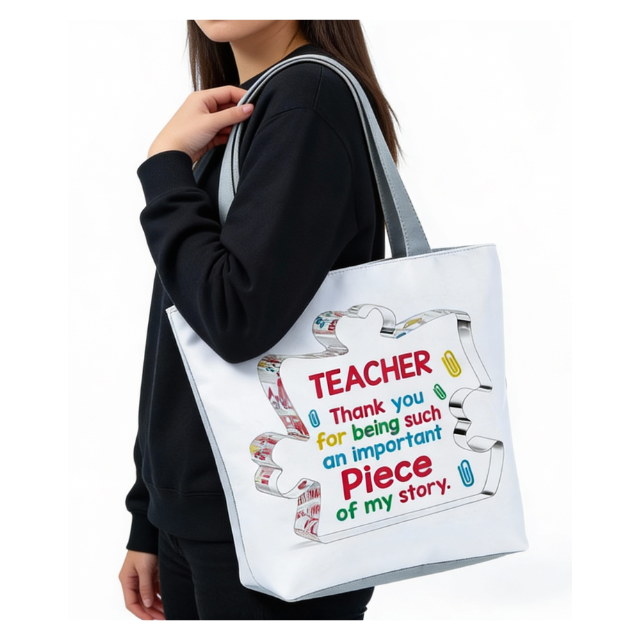2PK Teacher Appreciation Thank You Mug and Tote Bag Gift Set