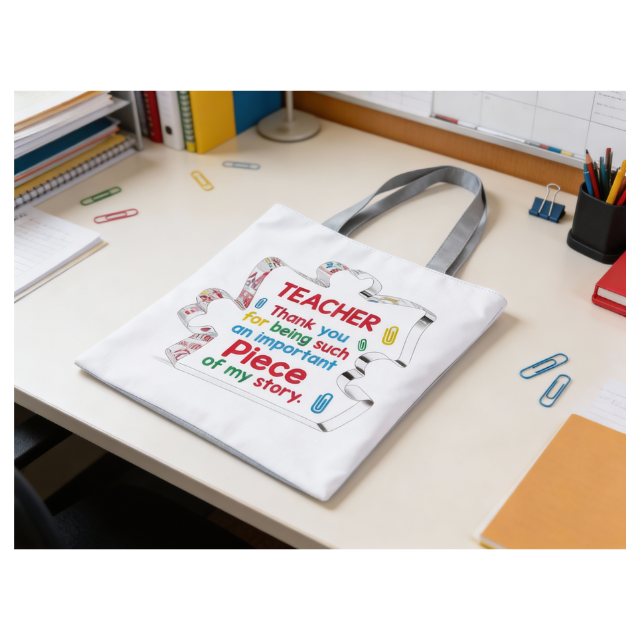 2PK Teacher Appreciation Thank You Mug and Tote Bag Gift Set