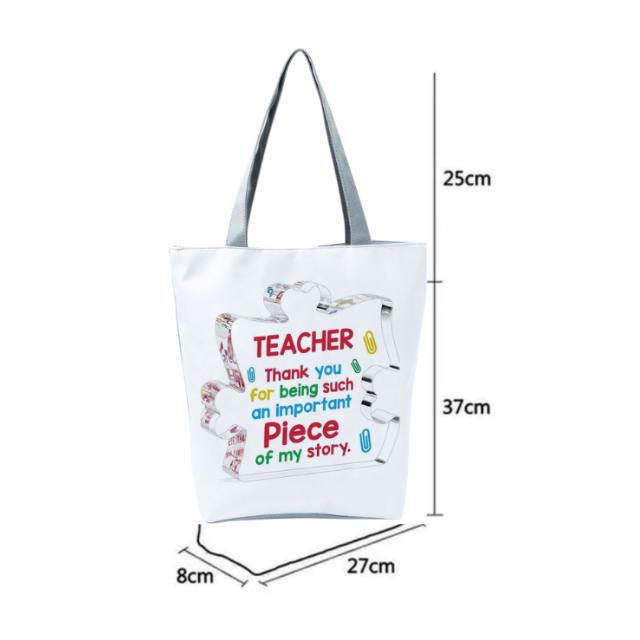 2PK Teacher Appreciation Thank You Mug and Tote Bag Gift Set