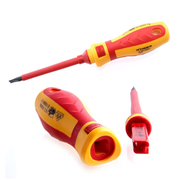 13 in 1 Orange Insulated Household Electrician Screwdriver Set