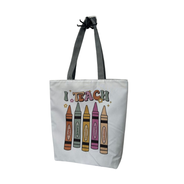 Teacher Appreciation Tote Bag 27x37cm - I Teach Love & Kindness