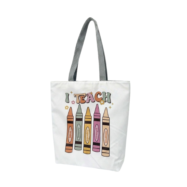 3 Piece Teacher Appreciation Gift Bag Set - I Teach Love Design