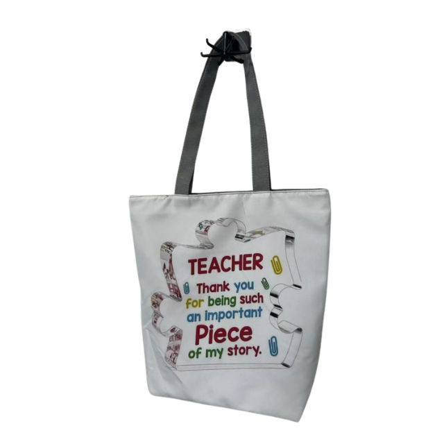 Teacher Appreciation Tote Bag 27x37cm - Piece Of Puzzle
