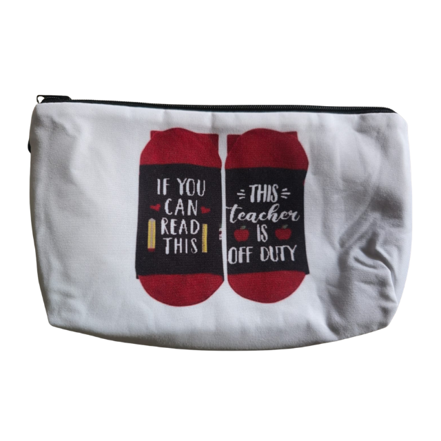3 Piece Teacher Appreciation Gift Bag Set - This Teacher is Off Duty Design