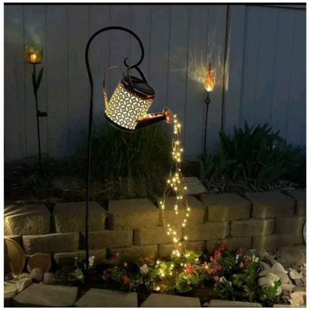 Bronze Kettle Shaped Solar light