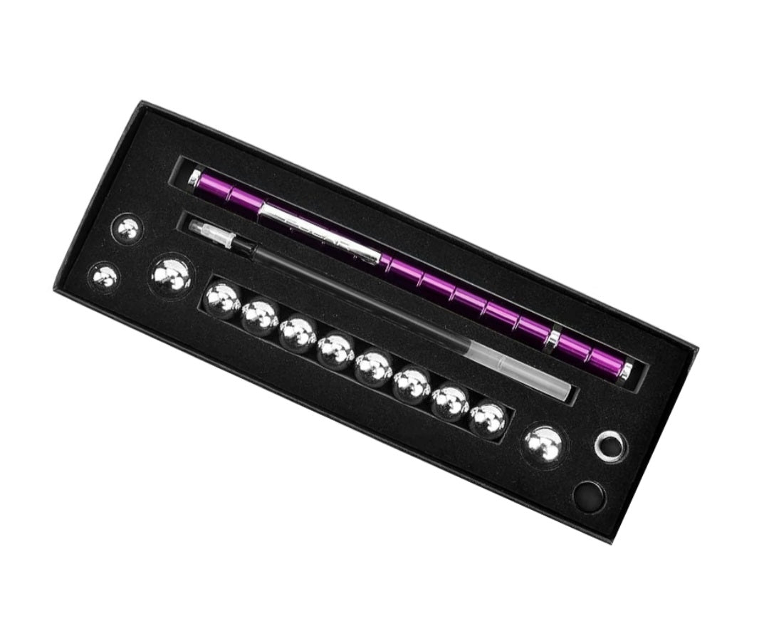 Magnetic Polar Fidget Pen- Purple