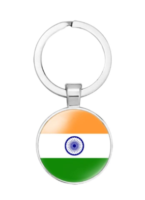 India National Country Flag Keyring