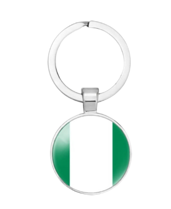 Nigeria Africa National Country Flag Keyring
