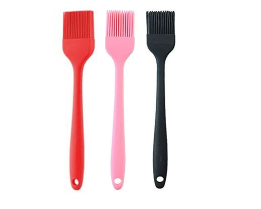 Silicone Pastry Basting Brushes 3 colour pack