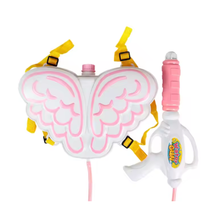 Kids Girl Butterfly Shaped Water Gun Hose Tank Backpack