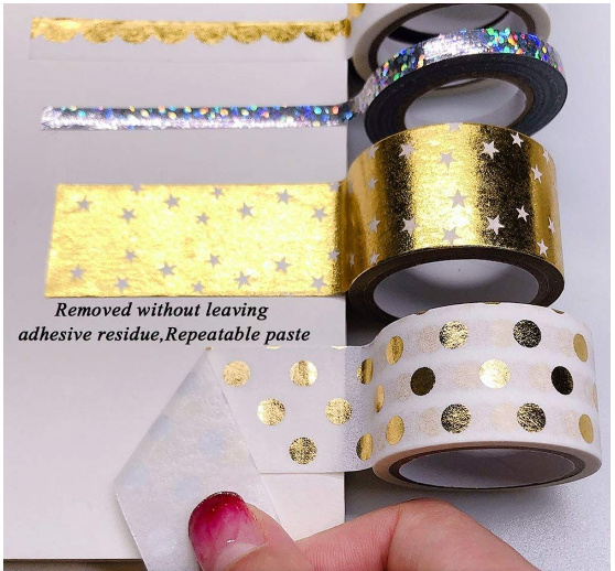 22 Rolls Variety Pattern Washi Tape -5M