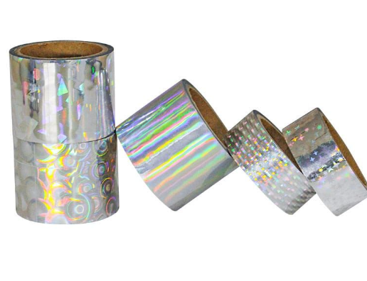 5 Silver Foil Laser Washi Tape- 4.5M
