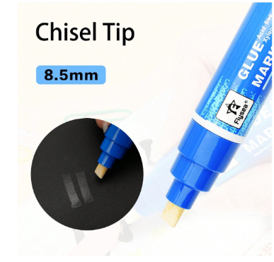 4 Pack Glue Marker Pen 1-10mm Tip