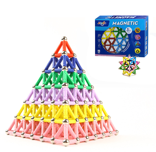 Magnetic Building Construction Toy Set Sticks and Balls Educational Kids