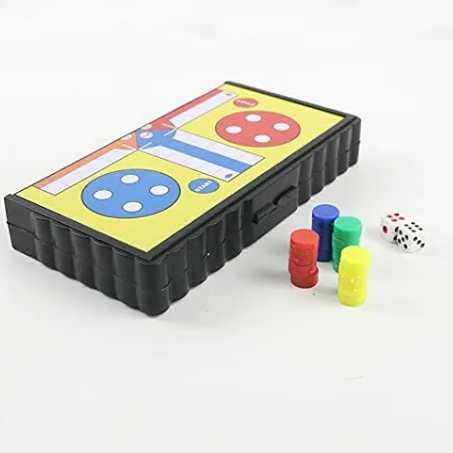 Ludo Classic Board Game Magnetic Board Kids Travel Fun