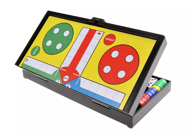 Ludo Classic Board Game Magnetic Board Kids Travel Fun