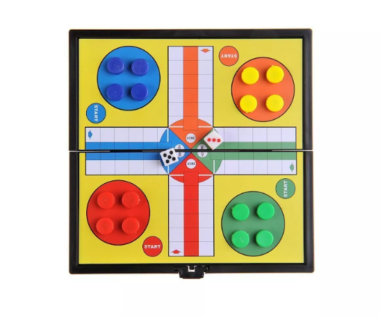 Ludo Classic Board Game Magnetic Board Kids Travel Fun