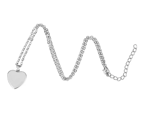 5 Pack Women Silver Stainless steel Palestine Pendant Necklace Gift Novelty