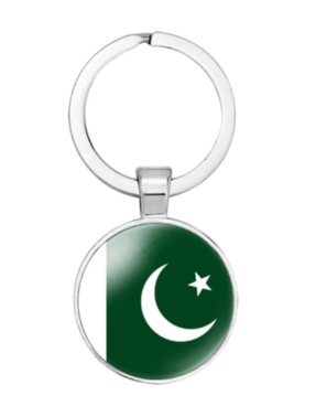 Pakistan National Country Flag Keyring