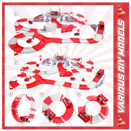 342pc Fire Rescue Construction Set