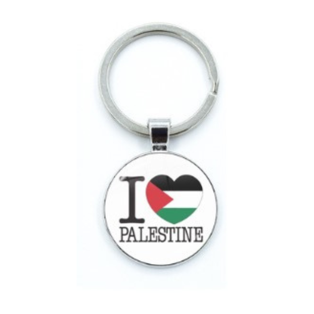 Stainless Steel Palestine Keyring -16 Designs