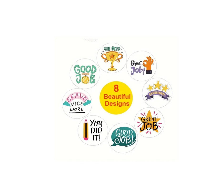 NEW 5 pack combo School Reward/ Recognition Stickers Teacher Pupil Combo 2500 stickers