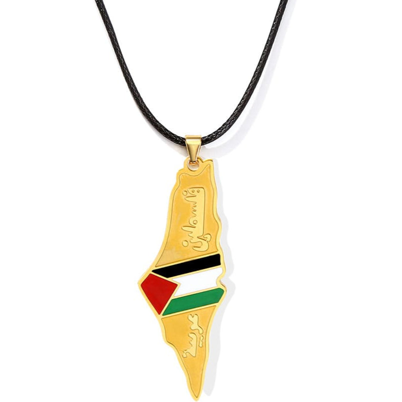 Stainless Steel Palestine Necklaces
