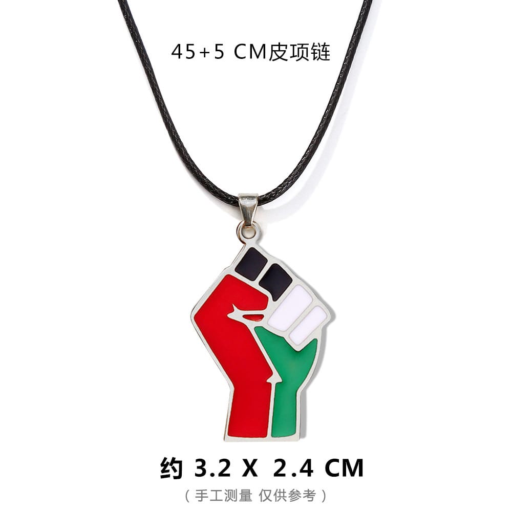 Stainless Steel Palestine Necklaces