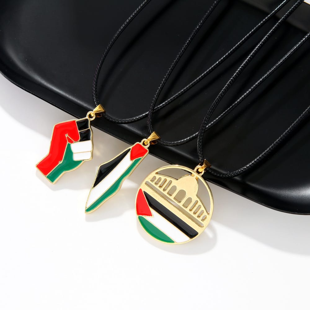 Stainless Steel Palestine Necklaces