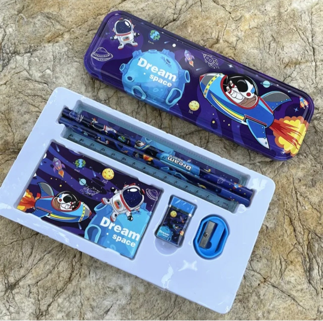 Astronaut Stationary Set 7 PCS school kids Galaxy space themed