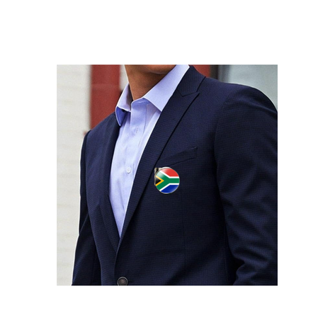 South Africa Flag Clothing Bag Brooch Pin Accessory
