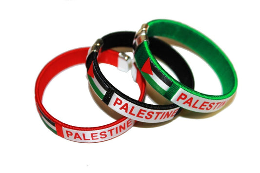 3 Pack Palestine Bracelets -Black Red Green