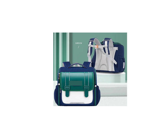 Cartoon Design School Bag GREEN