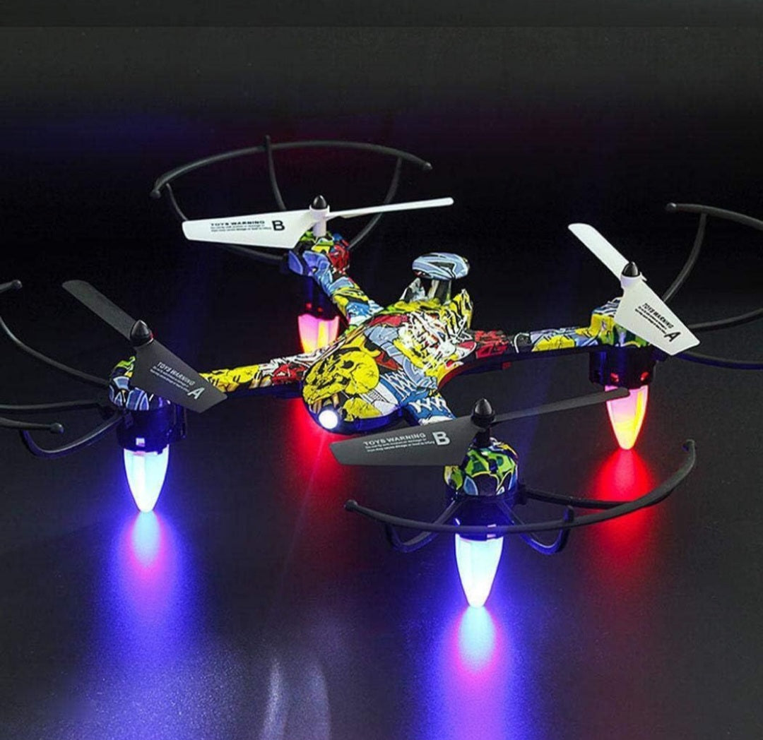 H235 Drone Quadcopter with camera WIFI 360 degrees Remote control 2.4Ghz - Graffiti