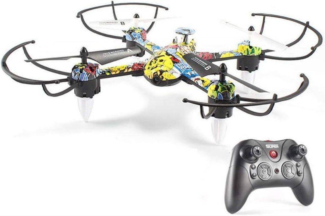 Boys' H235 Drone Quadcopter Without Camera 360-Degrees Remote Control 2.4Ghz - Graffiti