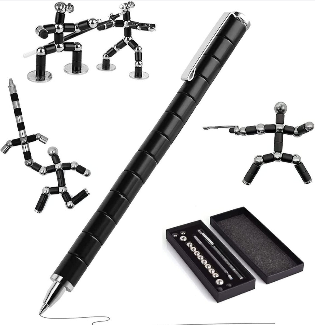 Magnetic Polar Fidget Pen- Black
