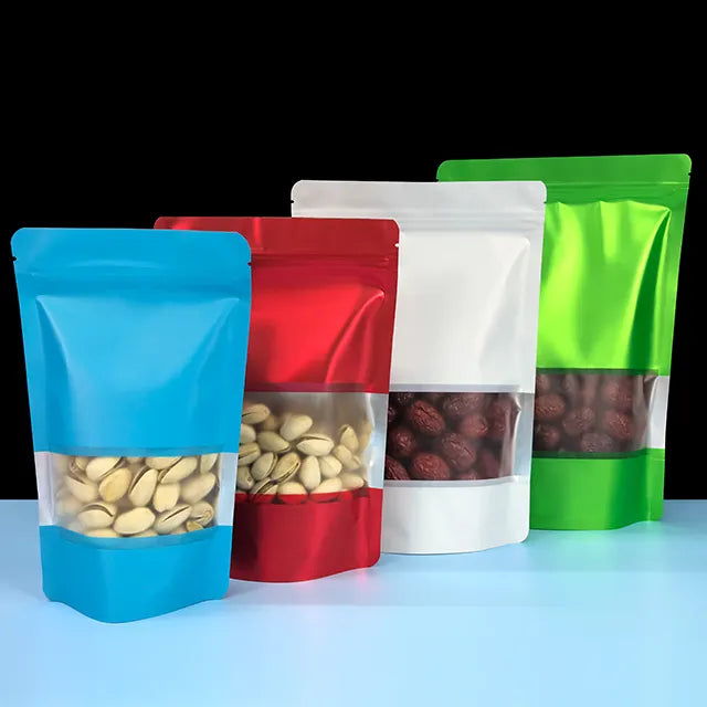 100 pack Resealable Colour Holographic Stand up Pouch Gift Package 15x22cm
