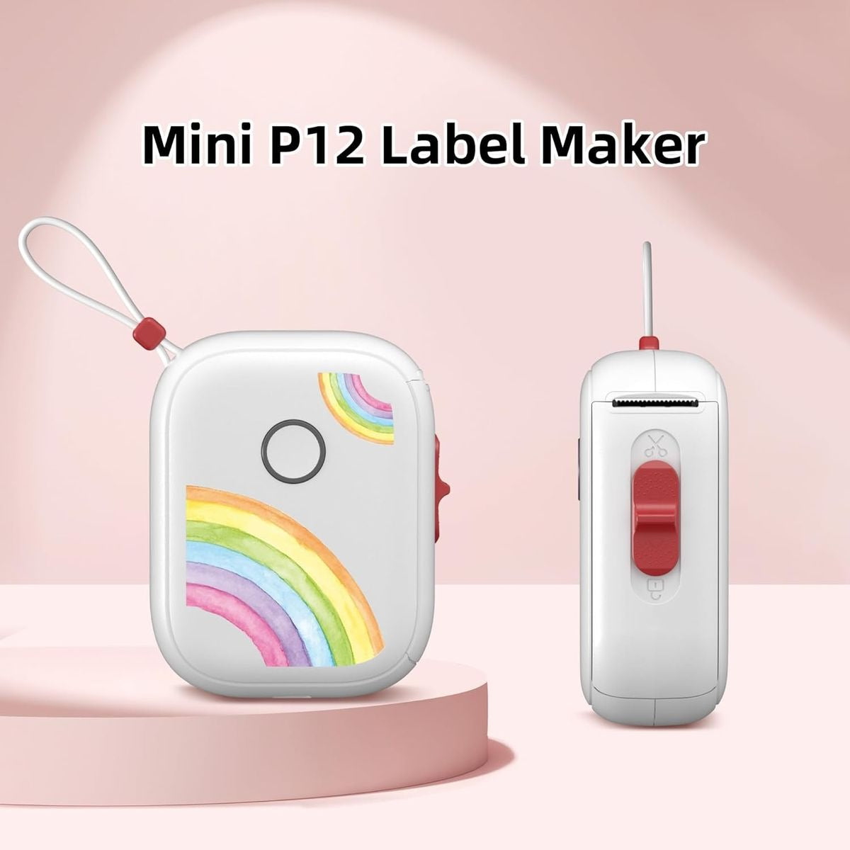 Mini Thermal Bluetooth Label Maker Printer Inkless Portable P12