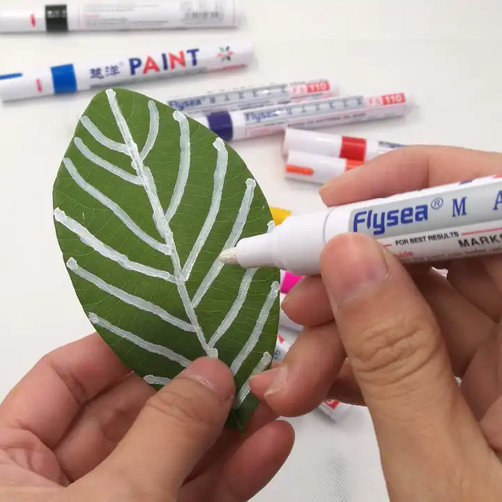 12 Oil Based Paint Permanent Markers Waterproof Tire 3mm Tip Tyre Metal