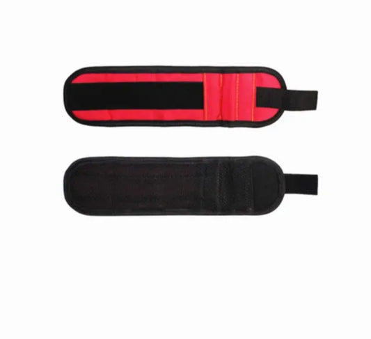Magnetic Wrist Band Tool holder Armband - Red