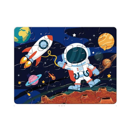 24 Piece Jigsaw Puzzle Astronaut Outer Space-themed